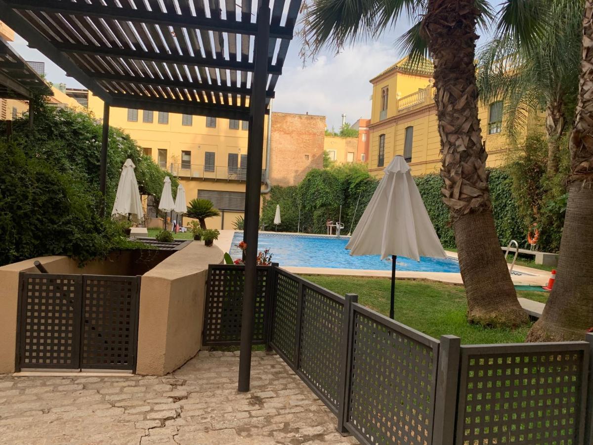 Apartamento Proximo Al Centro De 2 Dormitorios Con Piscina. 塞维利亚 外观 照片